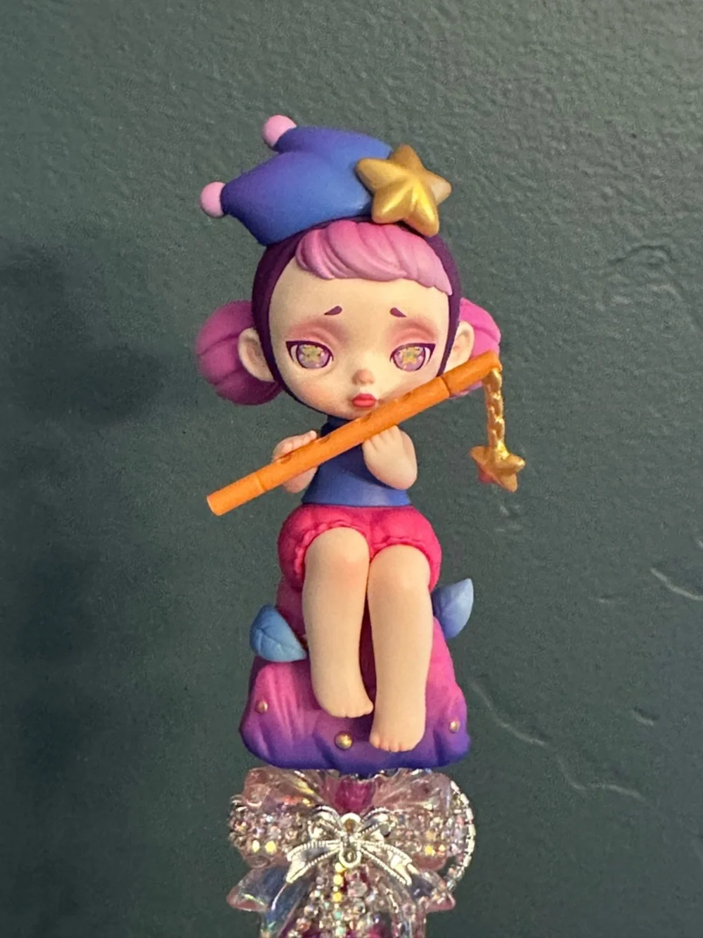 Gorgeous Hand Crafted Pen with an Authentic  Laura the Piper as the Focal